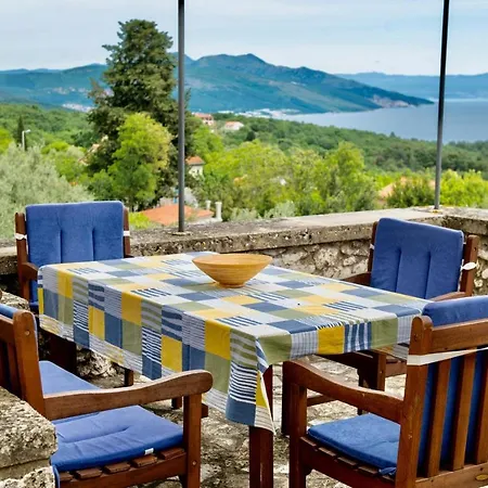 Dom wakacyjny House Lenu With Pool And Amazing Sea View